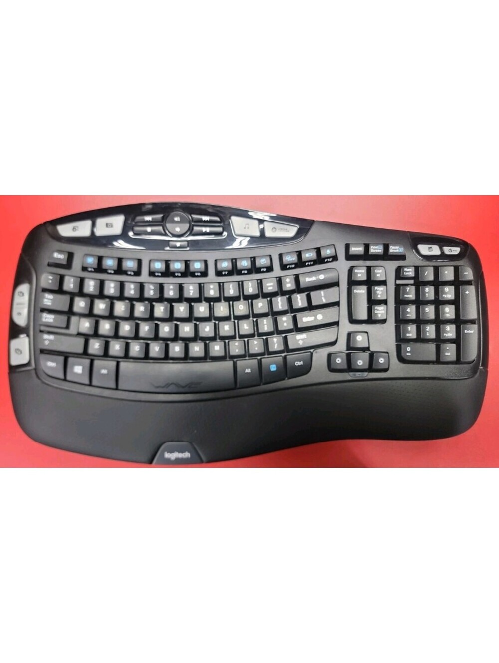 Logitech k350  Wave Keyboard Tested Working